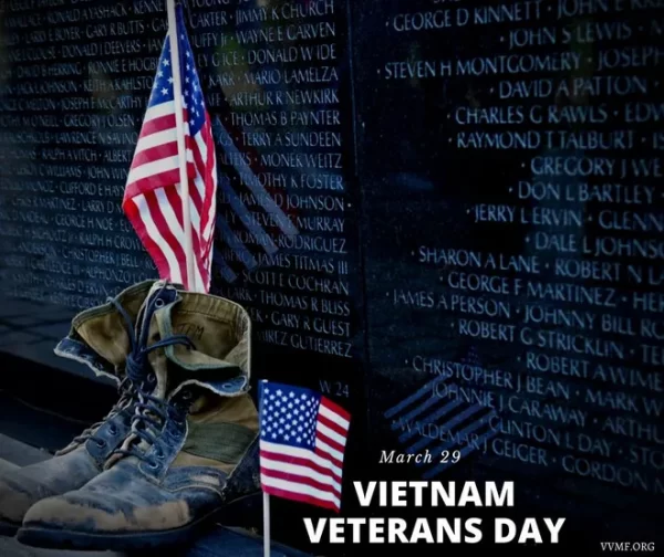 Vietnam Veterans Day March 29th