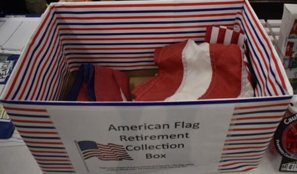 Post 68 Flag Collection location moved