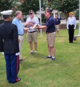 Magnolia Greens Flag Raising