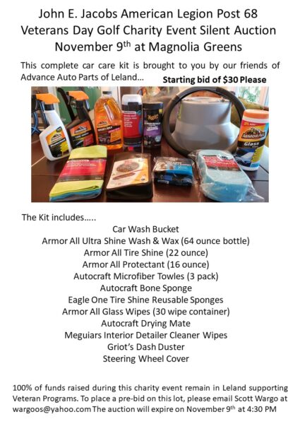 Silent Auction package for car enthusiasts!