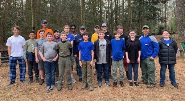 Boy Scout Troop 747 works with local veterans organization