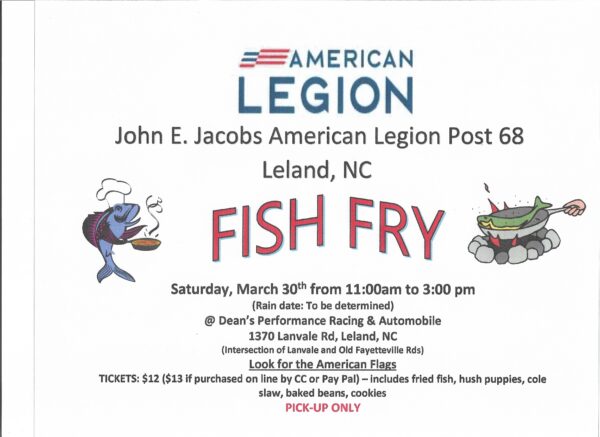 Fish Fry, March 30, 2024